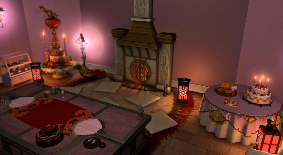 If you're looking for a sweet treat look no further! This room is bound to make you and a partner's mouth water!